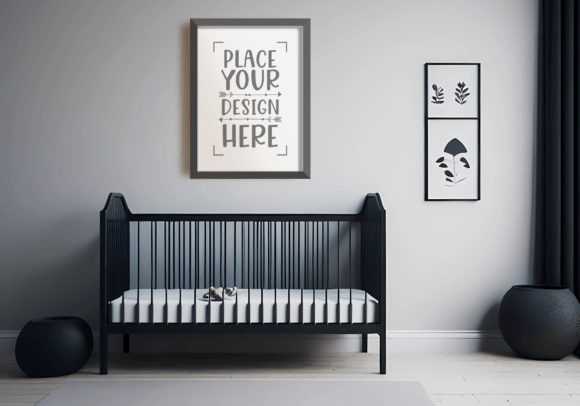 Download Nursery Wall Mockup, Nursery - Mockup Collection