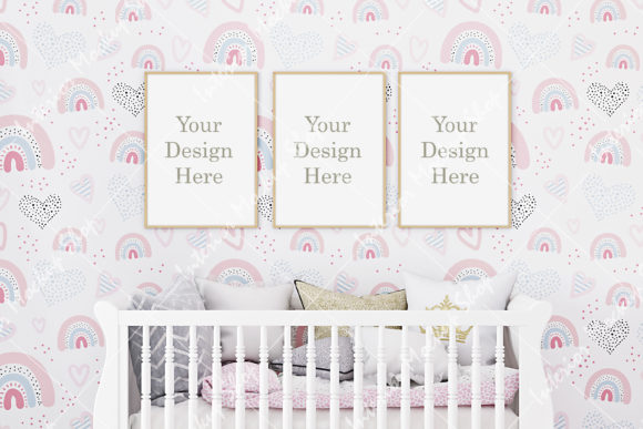 Download Frame Mockup, Nursery Room Mockup - 261 - Mockup Collection