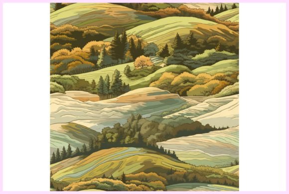 Download Rolling Hills Seamless Pattern - Pattern Collection