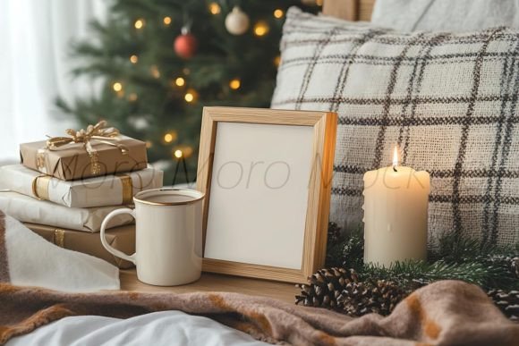 Download Christmas Frame Mockup PNG - Mockup Collection