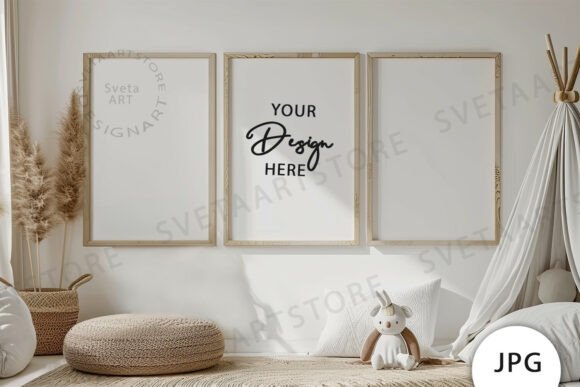 Download Frames Mockup, Baby Room Mockup JPG - Mockup Collection