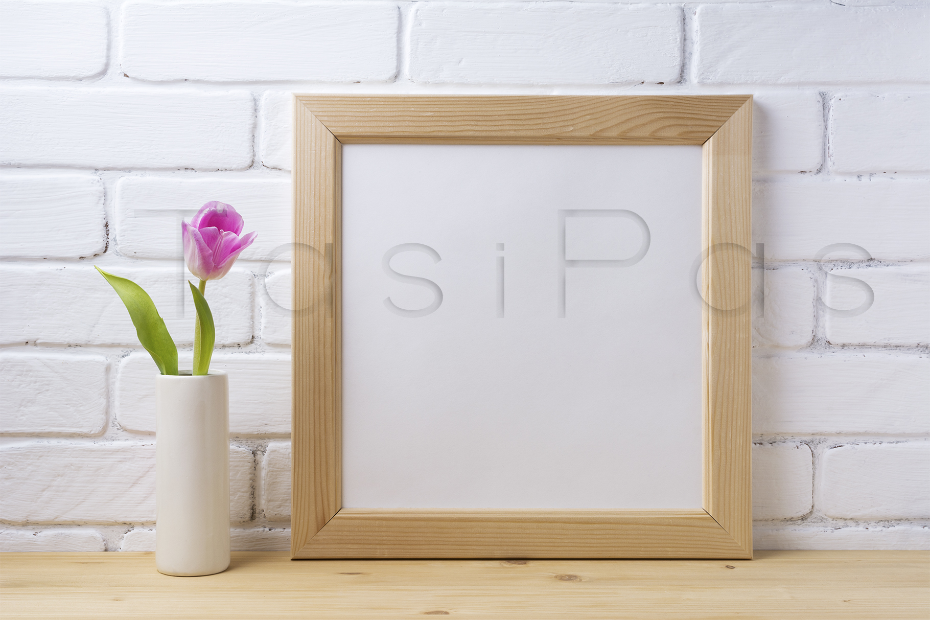 Download Wooden Square Frame Mockup - Mockup Collection