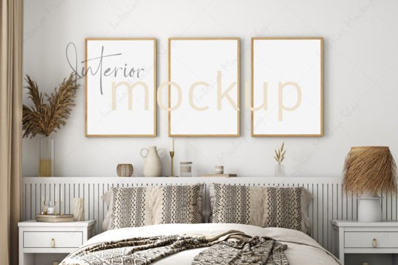 Download Bedroom Interior Frame Mockup - Mockup Collection