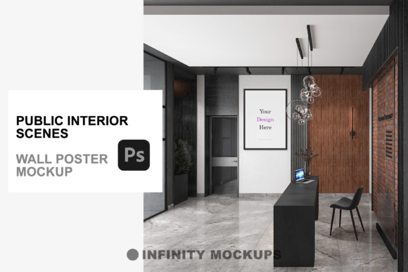Download Public Interior Room Artwork Mockup - Mockup Collection