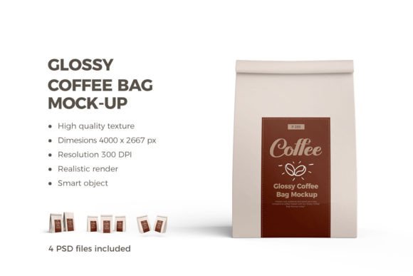 Download Coffee Bag Mockup for Product Showcase - Mockup Collection