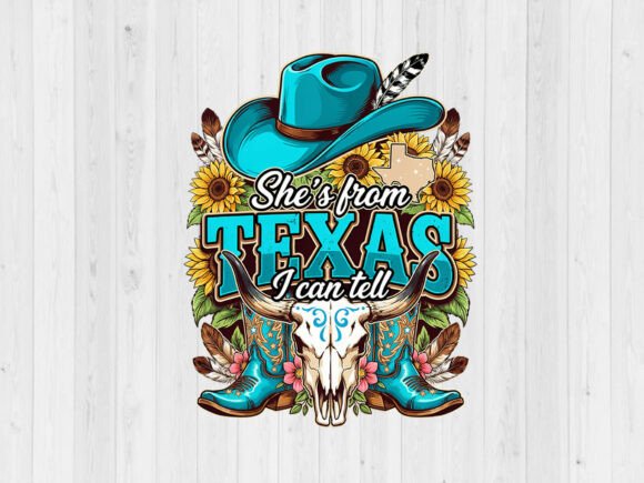 Download She's from Texas PNG, Girl Western Gift - Girl Collection