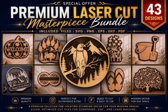 Download Premium Laser Cut Masterpiece Bundle - Premium Collection