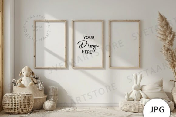 Download Frames Mockup, Baby Room Mockup JPG - Mockup Collection