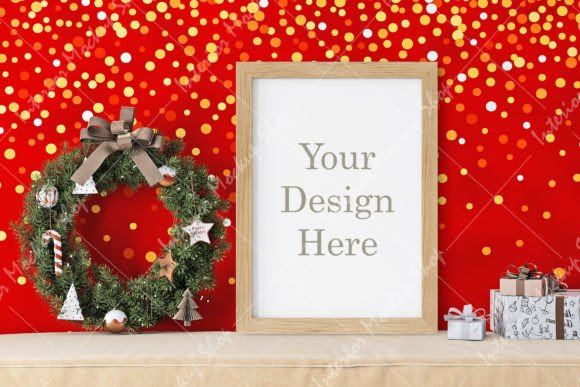 Download Frame Mockup Christmas - 1349 - Mockup Collection