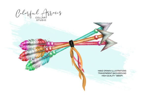 Download Colorful Arrows, Tribal Clipart, Native - Colorful arrows Collection