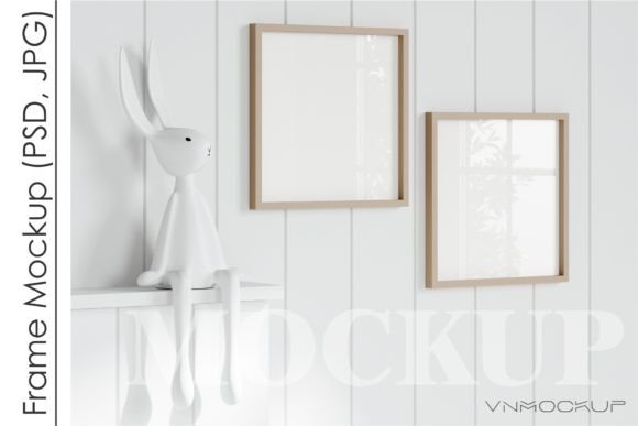 Download Kids Room Frame Mockup, Nursery Frame - Mockup Collection