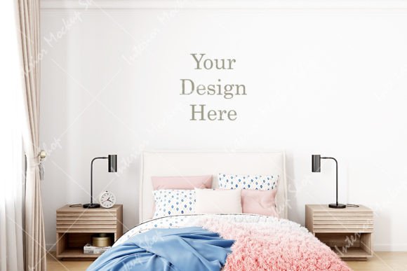 Download Blank Wall Kids Room Mockup - 336 - Mockup Collection