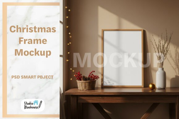 Download Christmas Frame Mockup - Mockup Collection