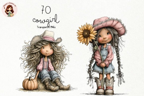 Download Cowgirl PNG Clipart Bundle - Girl Collection