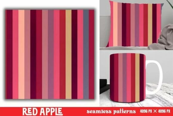 Download Red Apple Pattern Digital Paper Pattern - Pattern Collection