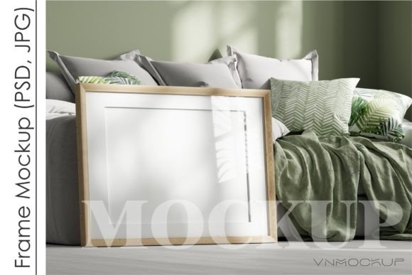 Download Horizontal Frame Mockup, Poster Mockup - Mockup Collection