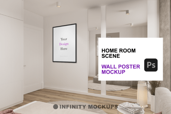 Download Home Room Canvas Wall Art Mockup - Mockup Collection