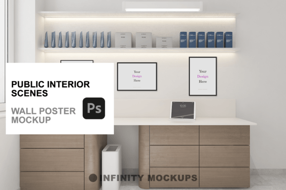 Download Public Interior Room Artwork Mockup - Mockup Collection
