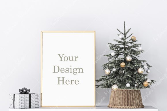 Download Christmas Frame Mockup - 1320 - Mockup Collection
