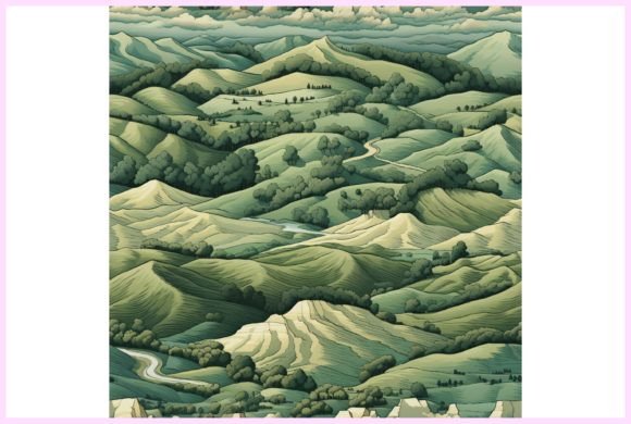 Download Rolling Hills Seamless Pattern - Pattern Collection