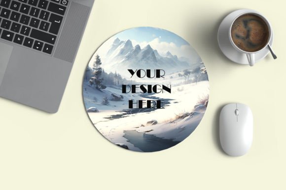Download Round Mouse Pad Mockup Showcase - Mockup Collection