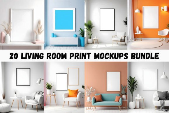 Download Art Print Mockups Bundle - Mockup Collection