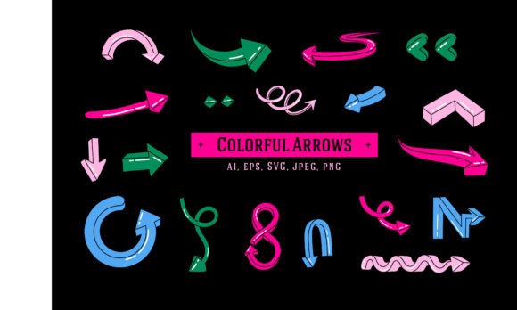 Download 19 Colorful Arrows - Colorful arrows Collection