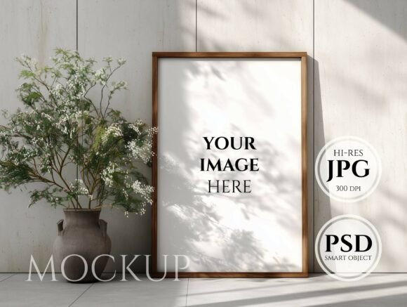 Download Interior Blank Frame Display Mockup - Mockup Collection