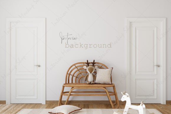 Download Blank Wall, Kids Room Mockup - Mockup Collection