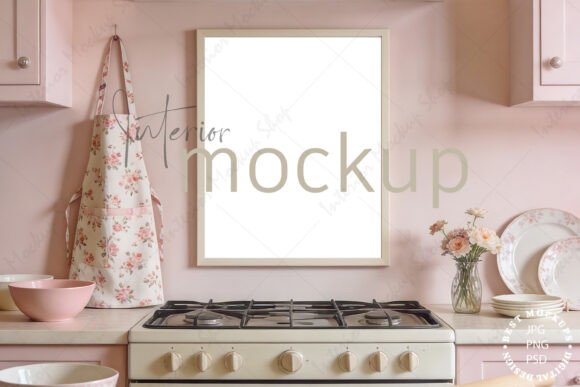 Download Kitchen Frame Mockup - 524 - Mockup Collection
