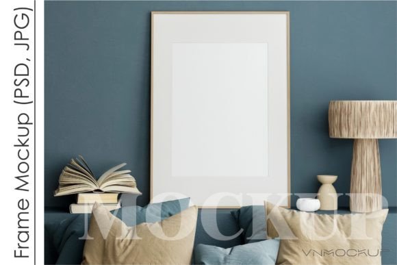 Download Frame Mockup Bedroom Interior - Mockup Collection