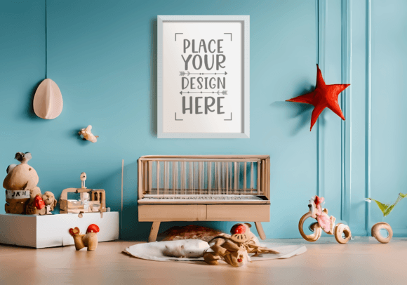 Download Nursery Mockup, Poster Frame Mockup, Kid - Mockup Collection