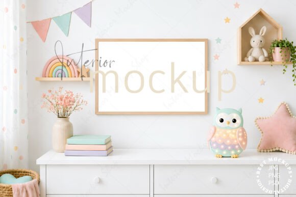 Download Frame Mockup Kids - 595 - Mockup Collection