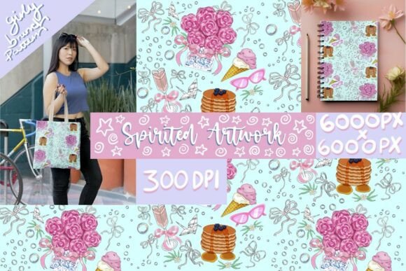 Download Pink Coquette Brunch Seamless Pattern - Pattern Collection