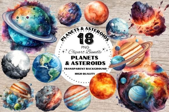 Download Planets &amp; Asteroids - Astronomy Elements - Premium Resources