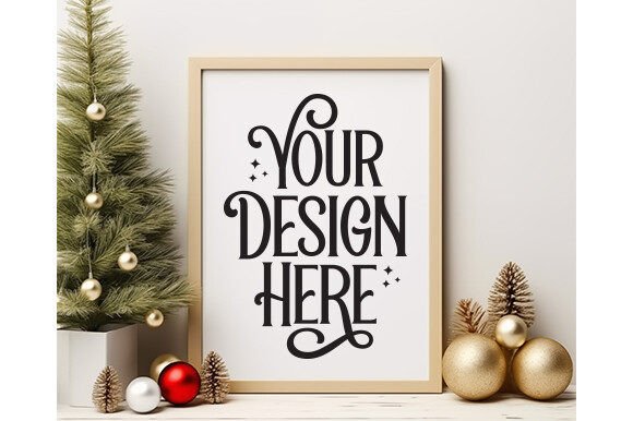 Download Christmas Frame Mockup - Mockup Collection