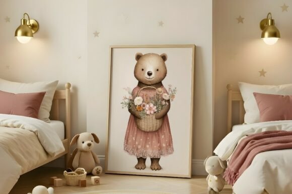 Download Blush Pink Kids Room Mockup - Mockup Collection