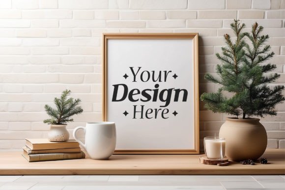 Download Christmas Frame Mockup-79 - Mockup Collection