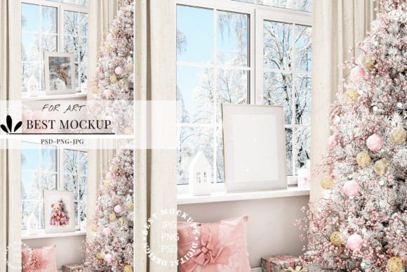 Download Christmas Frame Mockup - Mockup Collection
