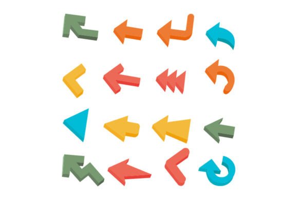 Download Colorful Arrows Illustration - Colorful arrows Collection